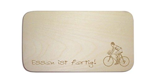 Frühstücksbrettchen « RADSPORT - FAHRRAD » mit persönlicher Wunschgravur - Brett Frühstücksbrett Frü