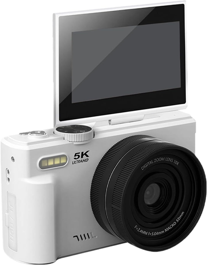 Digitalkamera mit Klappdisplay 5K Video Autofokus für Vlogging Reisen