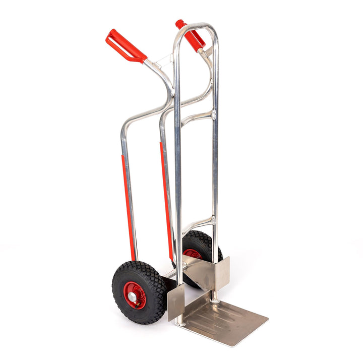 RLW Profi Aluminium Sackkarre Stapelkarre Alu200 200 kg - Schaufel 280 x 280 mm - Made in EU - kein