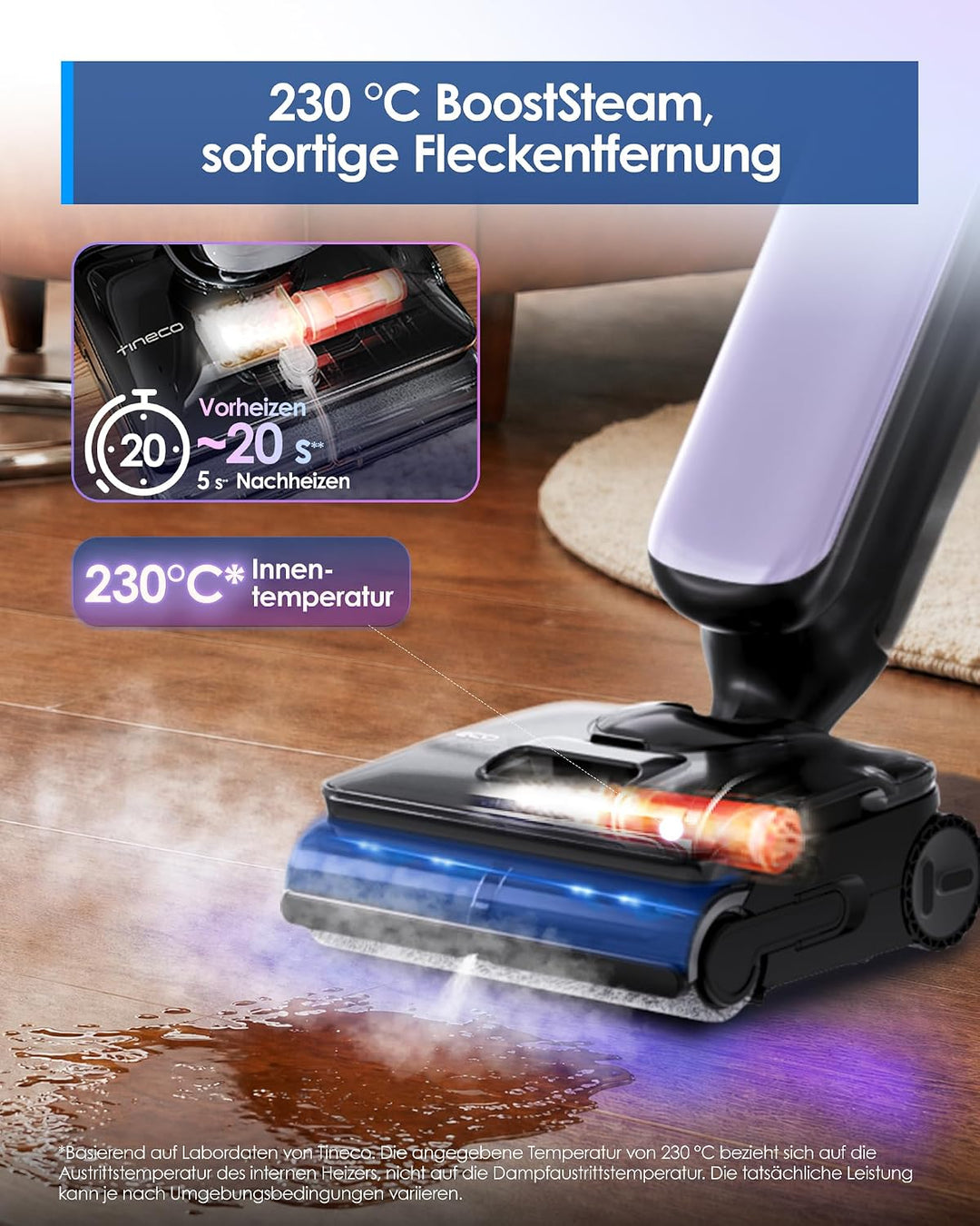 Tineco Floor ONE S9 Artist Boost Steam Smart Nass-Trockensauger