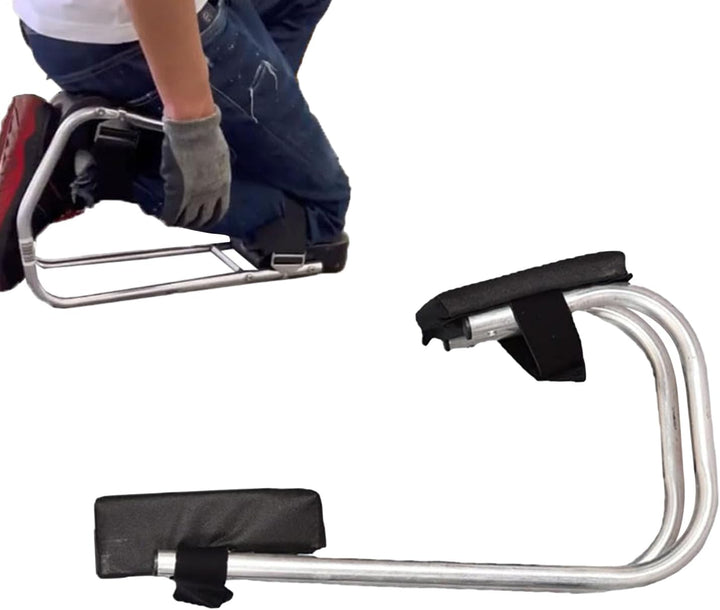 Garten Kniesitz und Sitz Ergonomisches Schwerlast-Hockerpolster Mit Schwarz, Schwarz