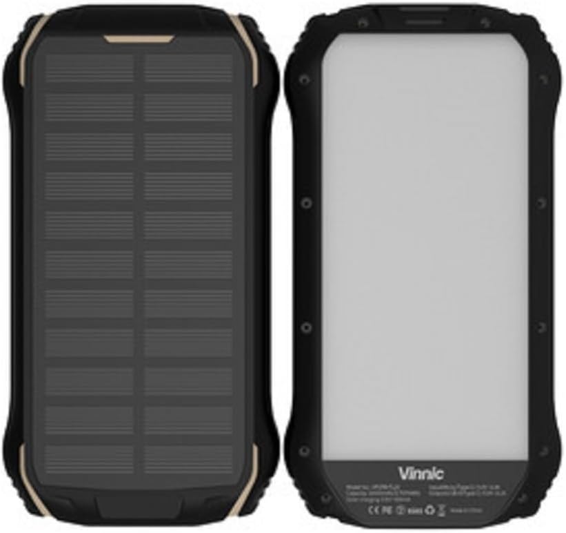 Vinnic SACA Peak Solar Powerbank 20,000mAh voll-LED
