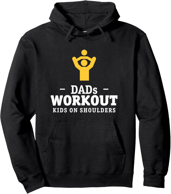 Kind auf Schultern - Perfektes Training für Mamas und Papas Pullover Hoodie