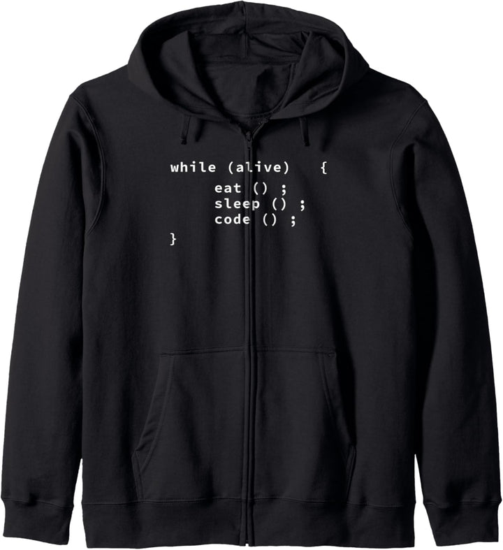 Eat Sleep Code Repeat - Informatiker, Coder, Programmier Kapuzenjacke