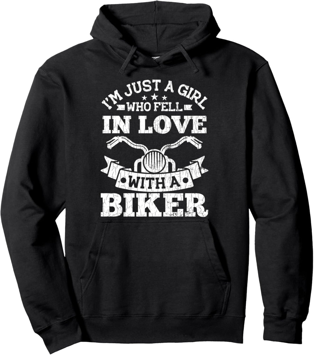Lustiger Motorrad-Grafik. Pullover Hoodie