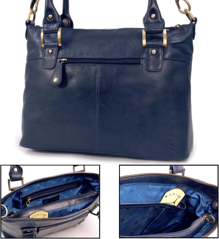 Catwalk Collection Handbags - Leder - Umhängetasche/Handtasche - Handtasche mit Schultergurt/Schulte