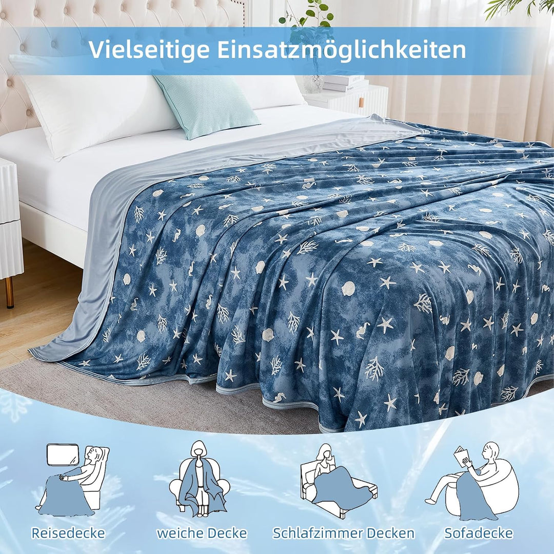 WONGS BEDDING Kühldecke Sommerdecke mit Japanische Arc-Chill Q-Max 0,43 Kühlfasern, Kühlende Decke f