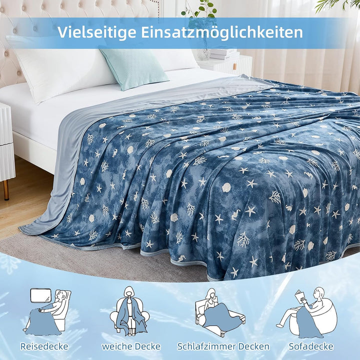 WONGS BEDDING Kühldecke Sommerdecke mit Japanische Arc-Chill Q-Max 0,43 Kühlfasern, Kühlende Decke f