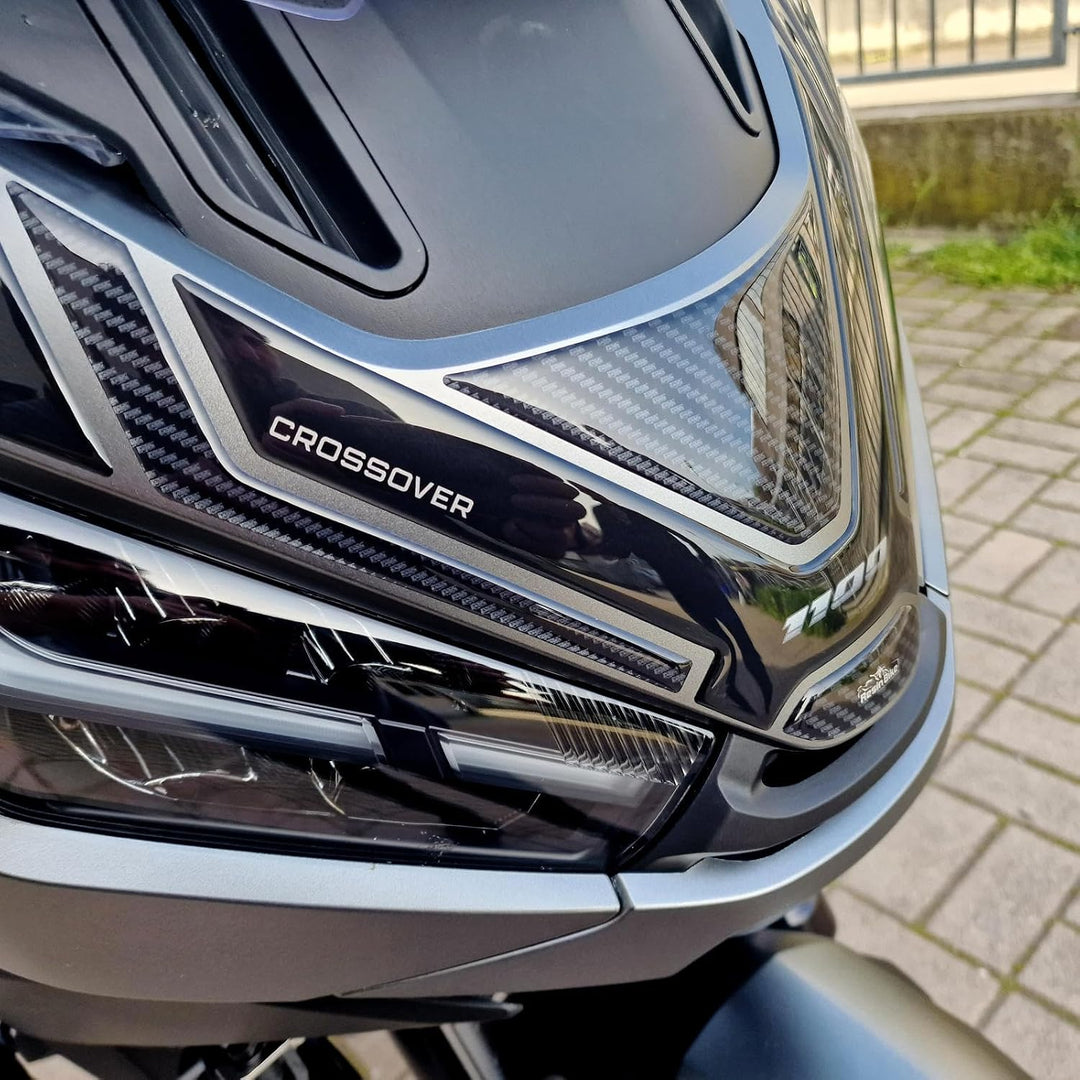 Resin Bike Aufkleber Motorrad Kompatibel Mit Honda NT 1100 2020-2024. Schutz Windschild vor Stössen