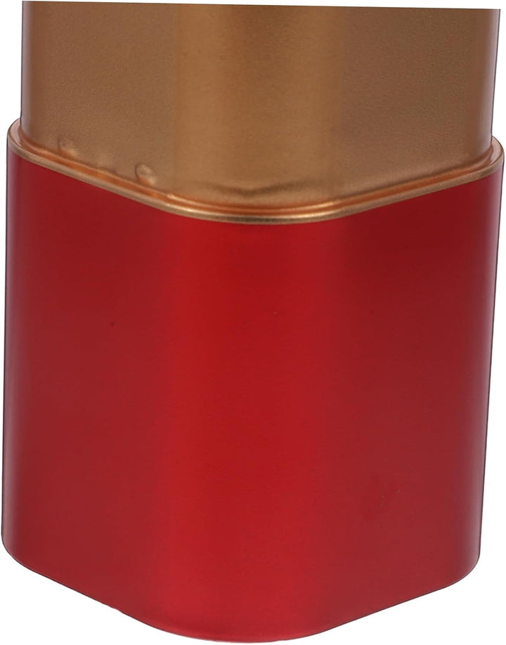 Luftdichte Teedosen, 2 Stück, rotes Metall, Teedose, Deckel, Weissblech, Aufbewahrungsbehälter für K