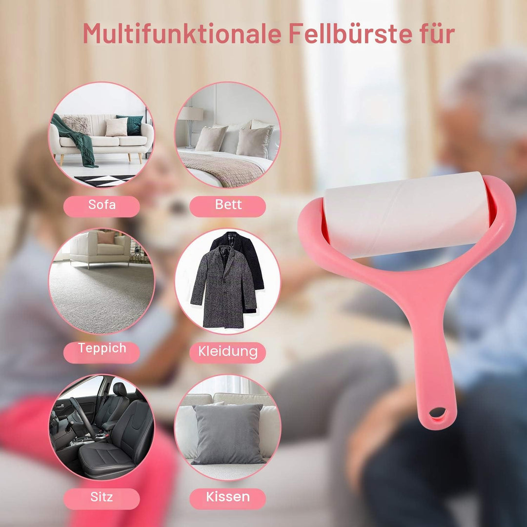 Ersatzrolle für Fusselrolle, Lint Roller Refills für Kleidung Sofa Bett und Teppich 4 Stück 240 Blät