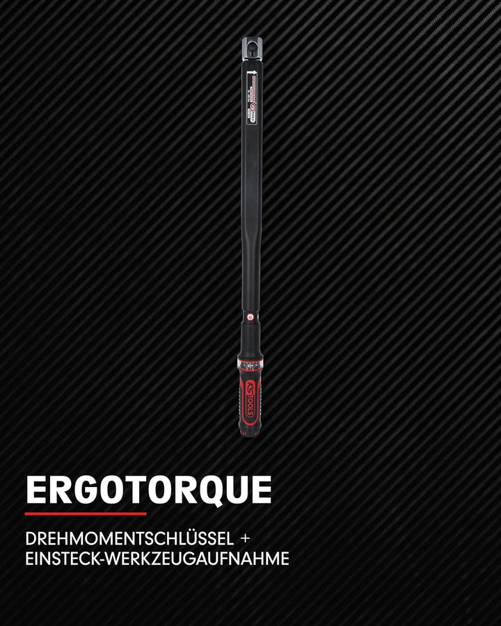 KS Tools Einsteck Drehmomentschlüssel 14x18 mm ERGOTORQUEprecision 516.1682 I 80-420 Nm I Mit Doppel