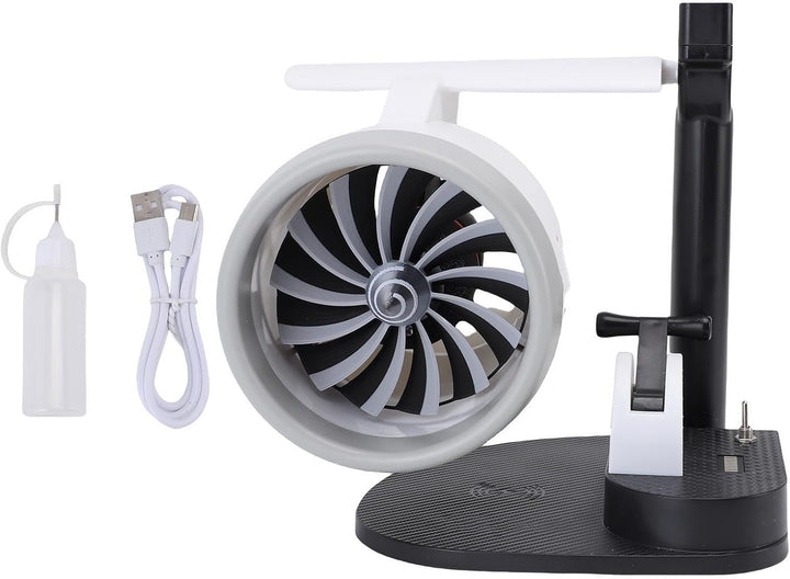 Turbojet -Desktop -Lüfter mit Luftbefeuchter, Flugzeugstrahlmotorendesschungsventilator, JET -Motor