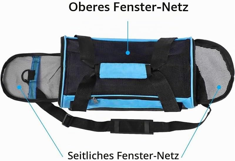 Haustiertasche Tiertragetasche Transporttasche für Kleine Hunde Katze Welpe Tragetasche Haustier Rei