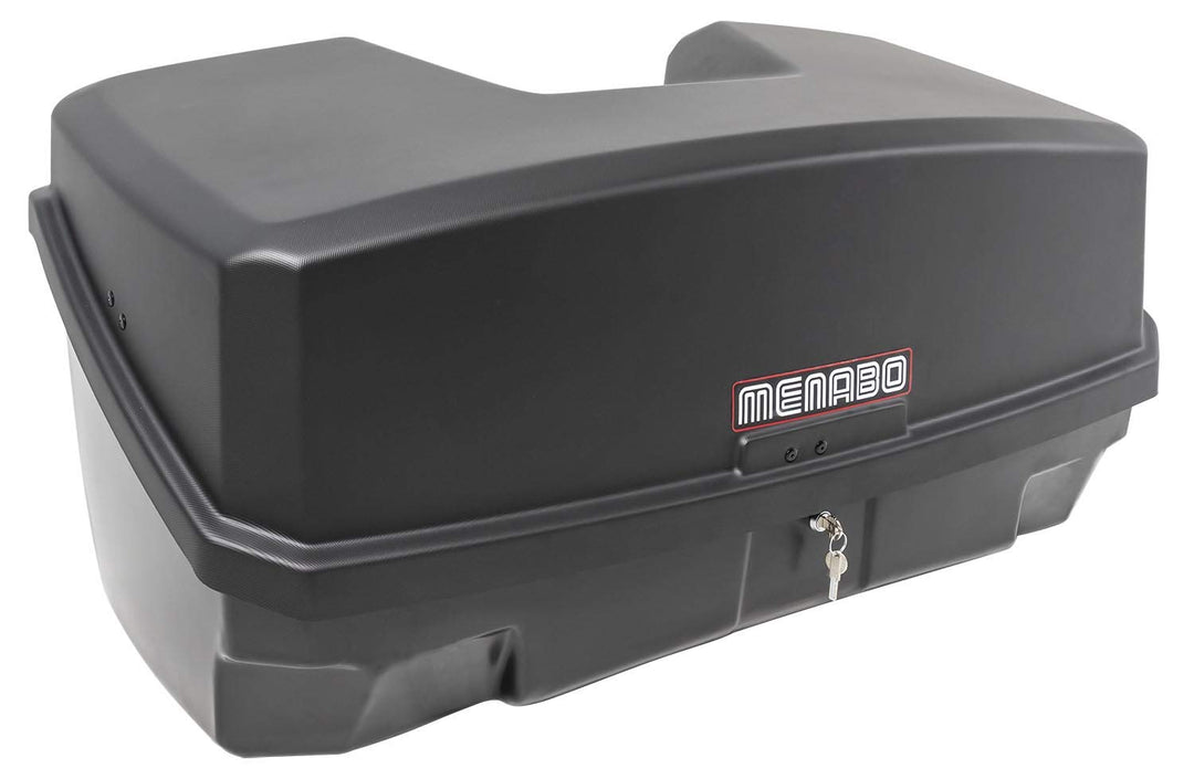 MENABO Nekkar schwarz Transportbox Gepäckbox für Kupplungsträger Heckträger 300 Liter