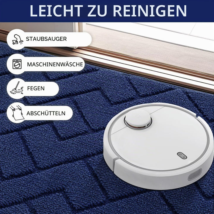 Biscpro Fussmatte Innen Aussen Waschbar eingangsteppich innen Schmutzfangmatte rutschfest,Türmatte I