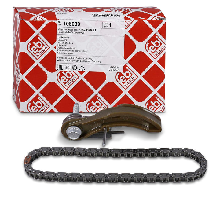 febi bilstein 108039 Kettensatz für Ölpumpe, 1 Stück