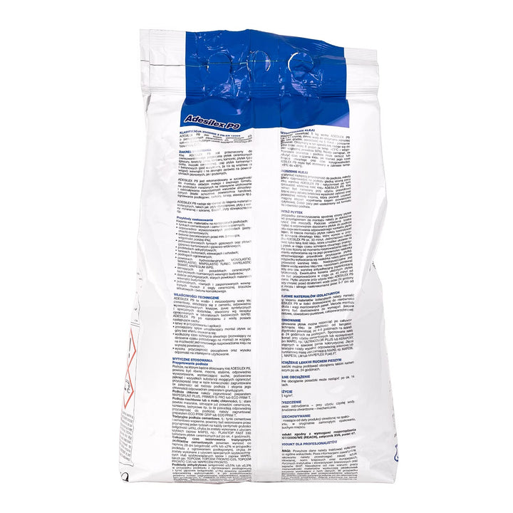 Universal Zementkleber für Fliesen und Naturstein MAPEI ADESILEX P9 Grau 5kg