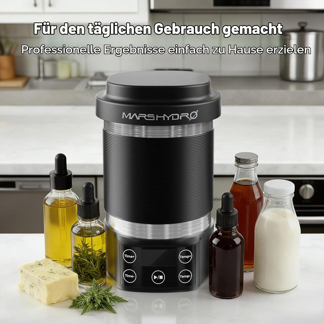 MARS HYDRO 2-in-1 Kräuter-Dekarboxylierer &amp; Infusionsgerät, Kräuteröl-, Butter- und Tinkturherstelle