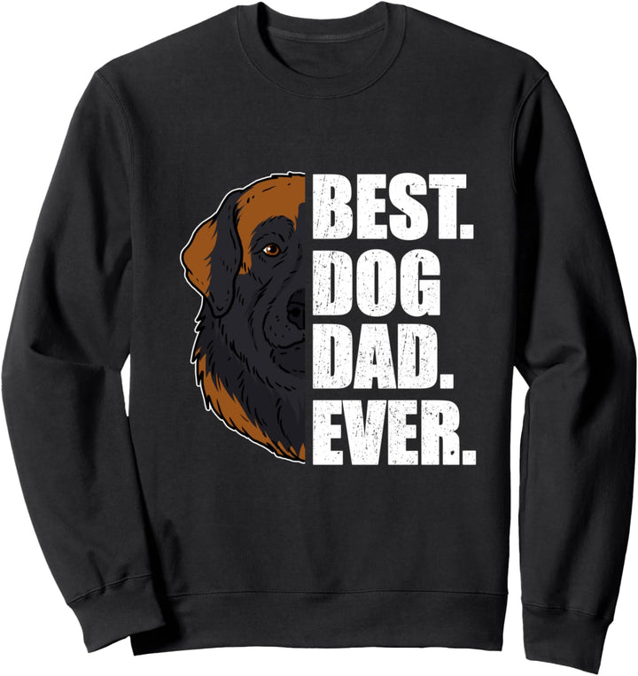 Best Dog Dad Ever Lustiges Vatertag Leonberger Hunde Sweatshirt