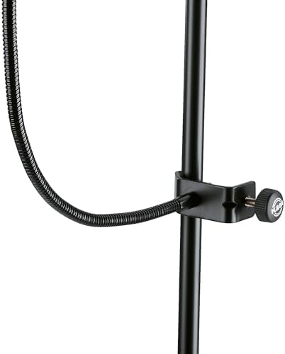 K&amp;M 23966 Popkiller Schwarz - doppelter Nylonschirm ø 20 cm - bis 3 cm Stativdurchmesser - XXL-Popsc