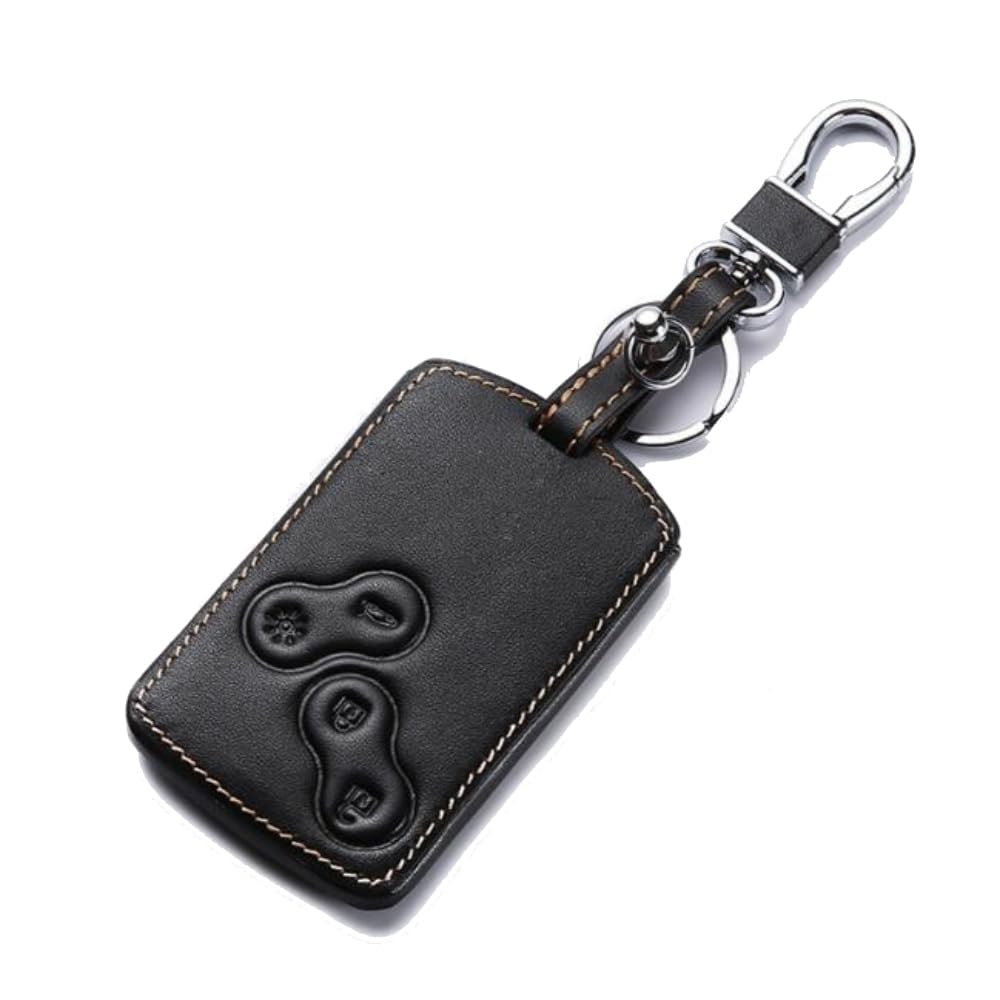 Leder-Autoschlüsselhüllen-Set für Clio, Scenic, Megane, Duster, Sandero, Captur, Twingo, Koleos, Sch