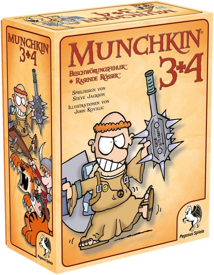 Pegasus Spiele 17224G - Munchkin 3+4 Single, Single