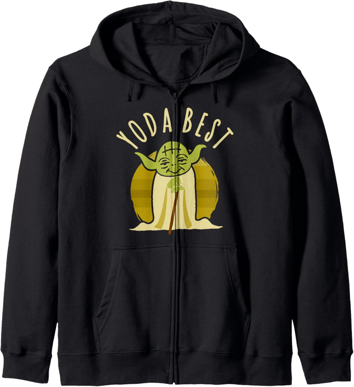 Star Wars Yoda Best Sketch Portrait Kapuzenjacke