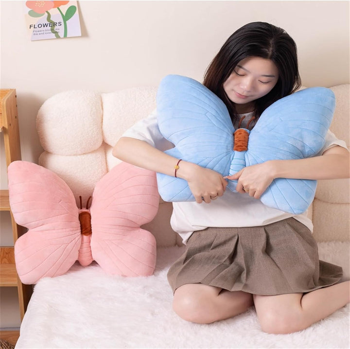 Schmetterlingsförmiges Wurfkissen, Schmetterling Kissen Kuschelkissen Kinder, Kreative Flauschige Ki