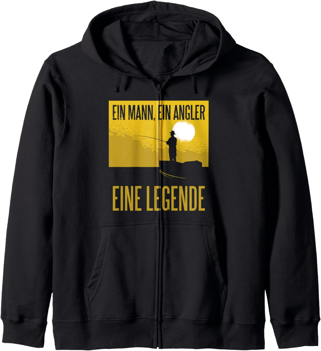 cooler Angler Fischer Männer Spruch Kapuzenjacke