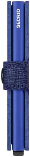 Secrid Miniwallet Crisple Cobalt, Unisex-Erwachsene Reisezubehör- Brieftasche, Cobalt, Talla Única -