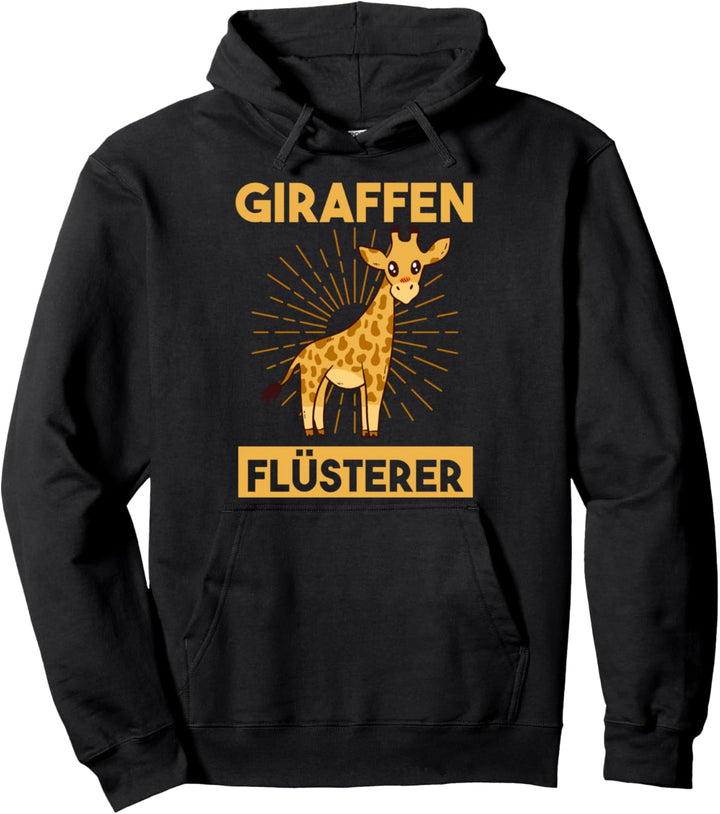 Giraffe Flüster Pullover Hoodie