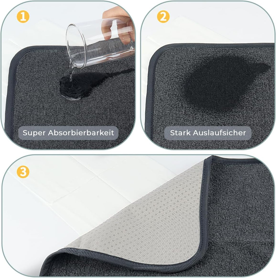 Welpen Unterlagen 2 Stück 41 x 61 cm Inkontinenzunterlage Waschbar PIPI Pads für Meerschweinchen Hun