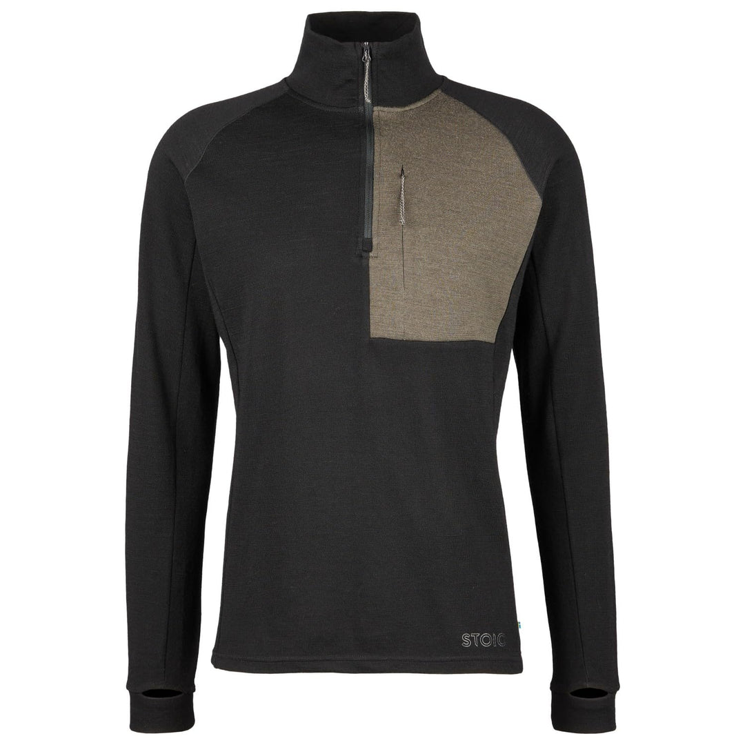 Stoic Herren Merino260 StadjanSt. Zip Pullover Merinopullover Stehkragen mit 1/4 Reissverschluss 3XL