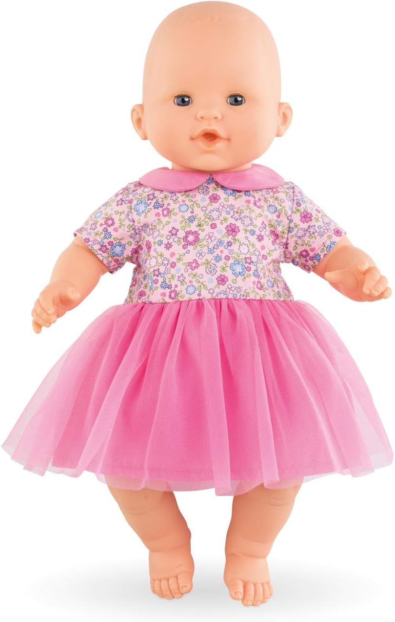 Corolle - Mon Grand Poupon, rosa Kleid, für Puppen, 36 cm, ab 2 Jahren, 9000140580