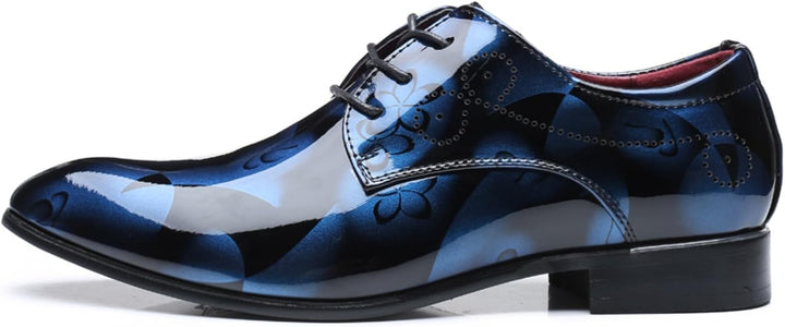 Anzugschuhe Herren Oxford Derby Schuhe Brogues Lederschuhe Hochzeitsschuhe Schnürhalbschuhe Klassisc
