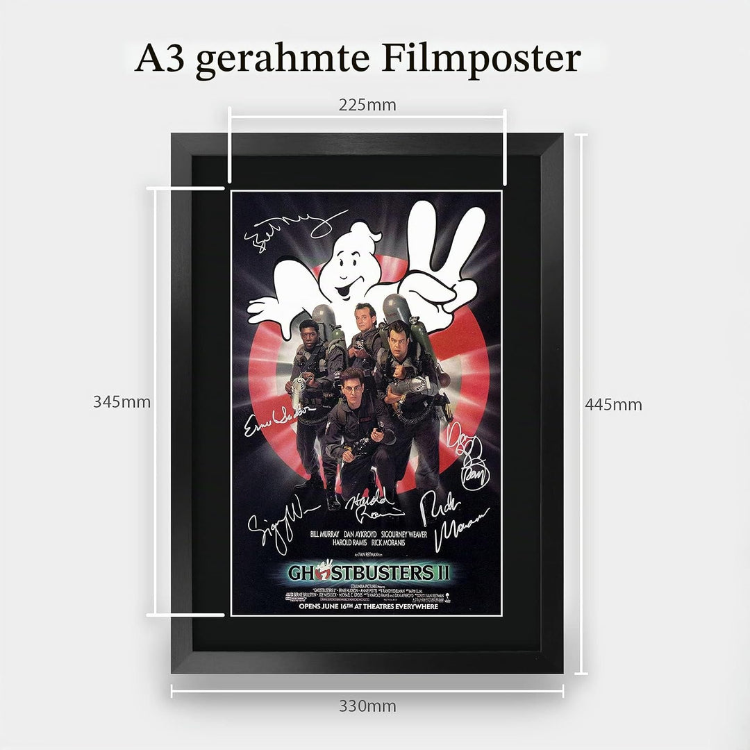 HWC Trading FR A3 Ghostbusters 2 Bill Murray, Dan Aykroyd Gifts gedrucktes Poster, signiertes Autogr