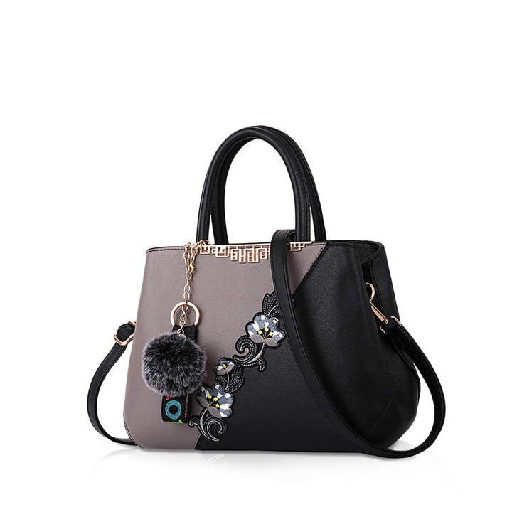 NICOLE &amp; DORIS Handtaschen Damen modische Damenhandtaschen taschen Damen Umhängetaschen mit Blumenmu