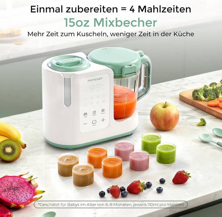 Momcozy AutoMeal Babynahrungszubereiter 450 ml BPA-frei
