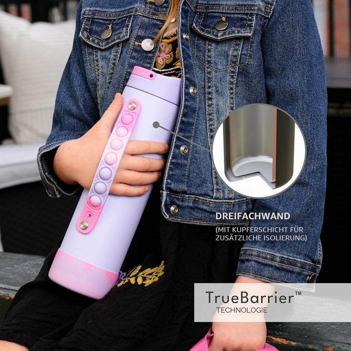 Elemental Iconic Isolierte Wasserflasche 590ml - Lilac Tie Dye 590 ml Lilac Tie Dye, 590 ml Lilac Ti