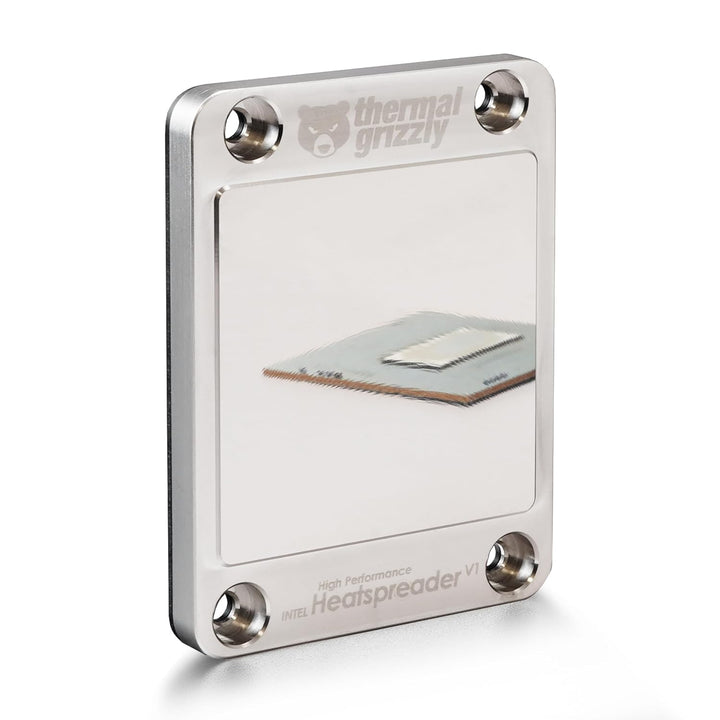 Thermal Grizzly Intel Heatspreader V1 - Hochleistungs-Heatspreader für Intel CPUs - Diamantgefräste