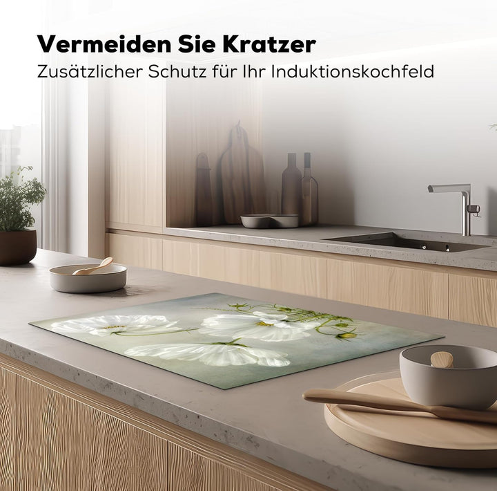 KitchenYeah© Herdabdeckplatte Einteilig Küche Ceranfeld Abdeckplatte Cerankochfeld Abdeckung Indukti
