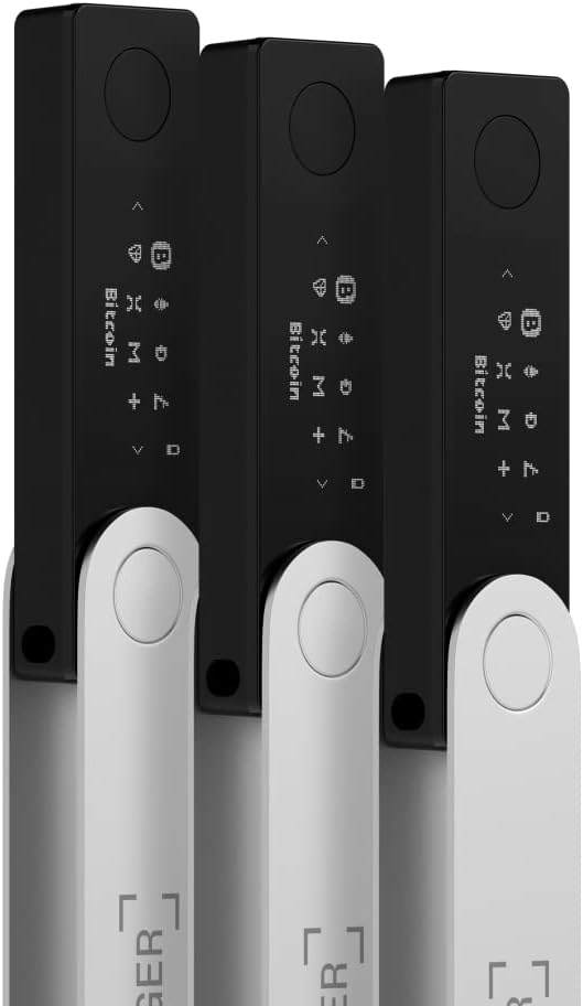 Ledger Familienpaket X: 3 Ledger Nano X Hardware-Wallets für Krypto