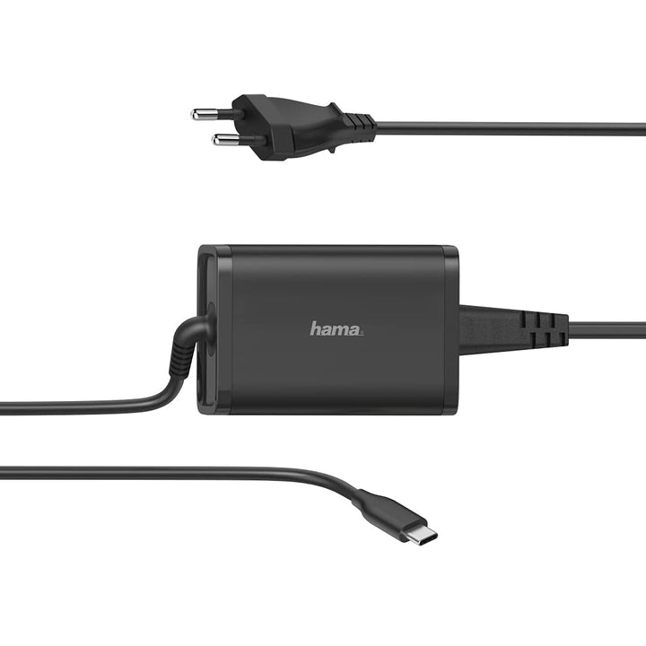 Hama USB C Notebook Netzteil Universal Notebook-Netzteil 5 V, 9 V, 12 V, 15 V, 19 V Volt (Laptop Net