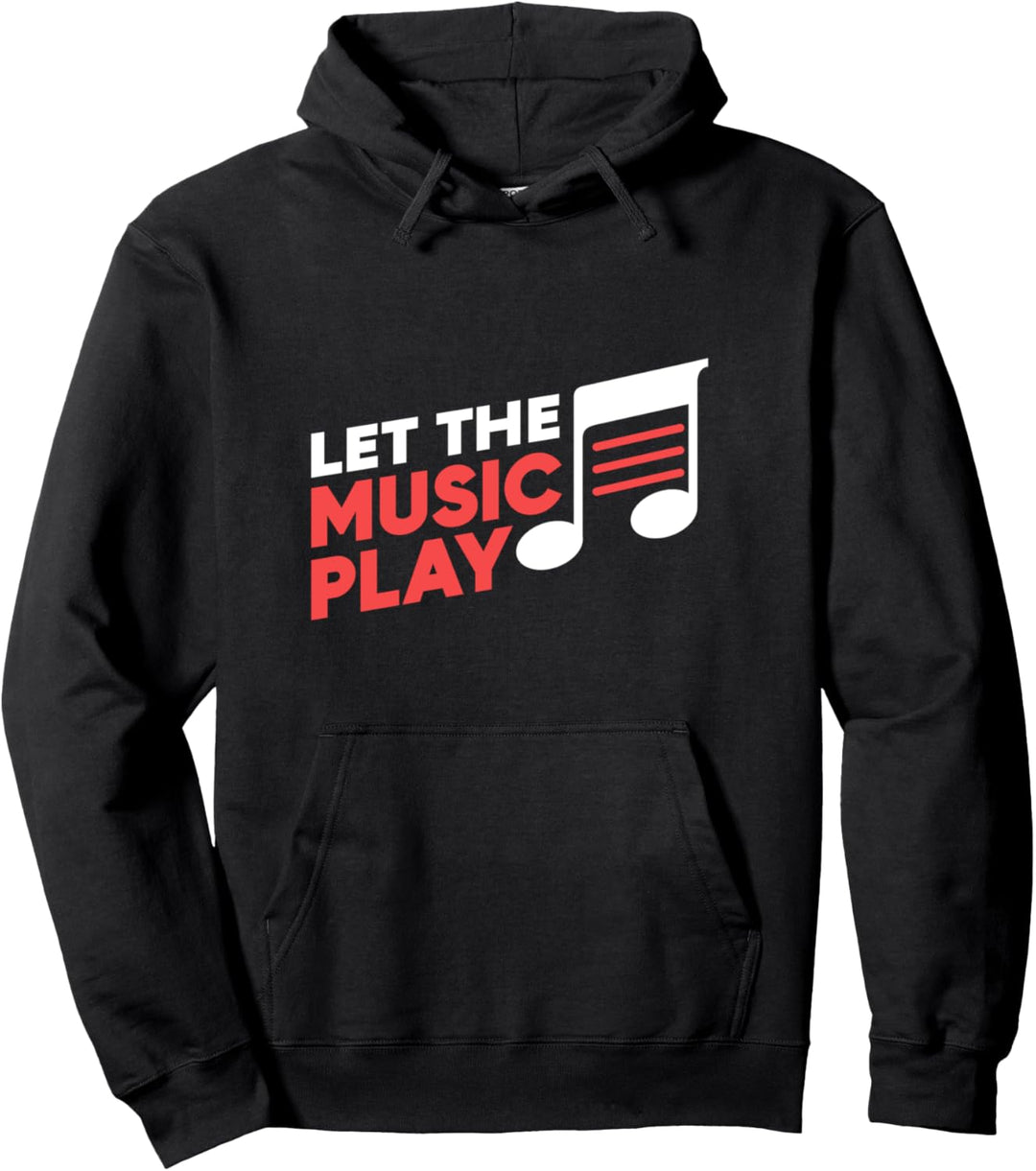 Let Music Play Disc-Jockey Pullover Hoodie