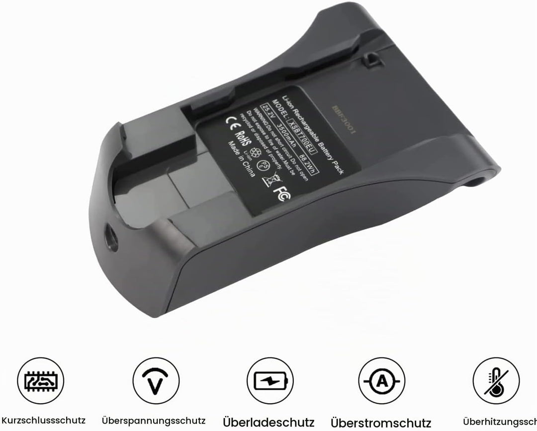XSBT750 XSBT700 Akku Kompatibel mit Shark IZ462H IZ463H IZ201 IZ251 IZ482H IZ483H Vertex Cordless St