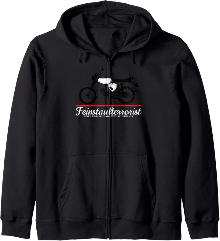Feinstaubterrorist Made in DDR SImson-S51 Moped Kapuzenjacke
