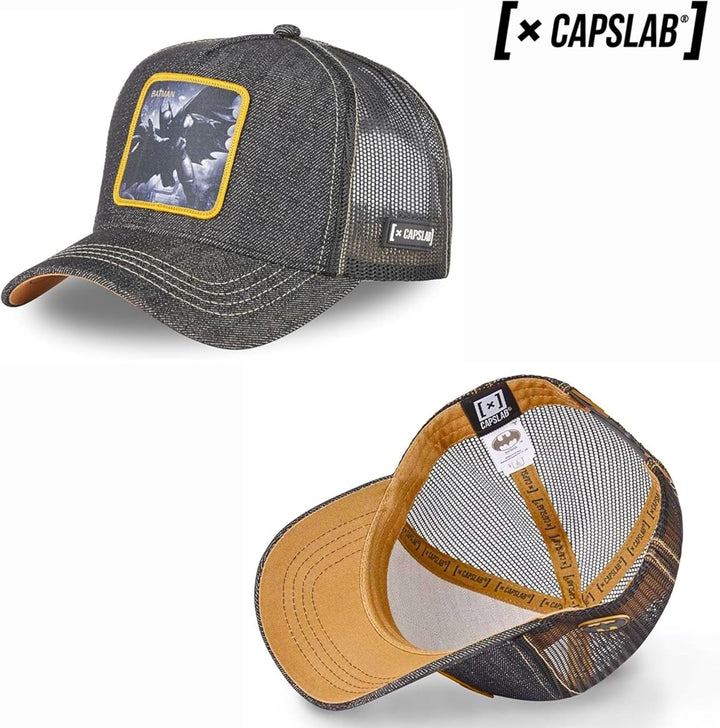 Capslab Batman DC Batman Black Gray DC Trucker Cap 55-62 Trucker-Bat-Gray