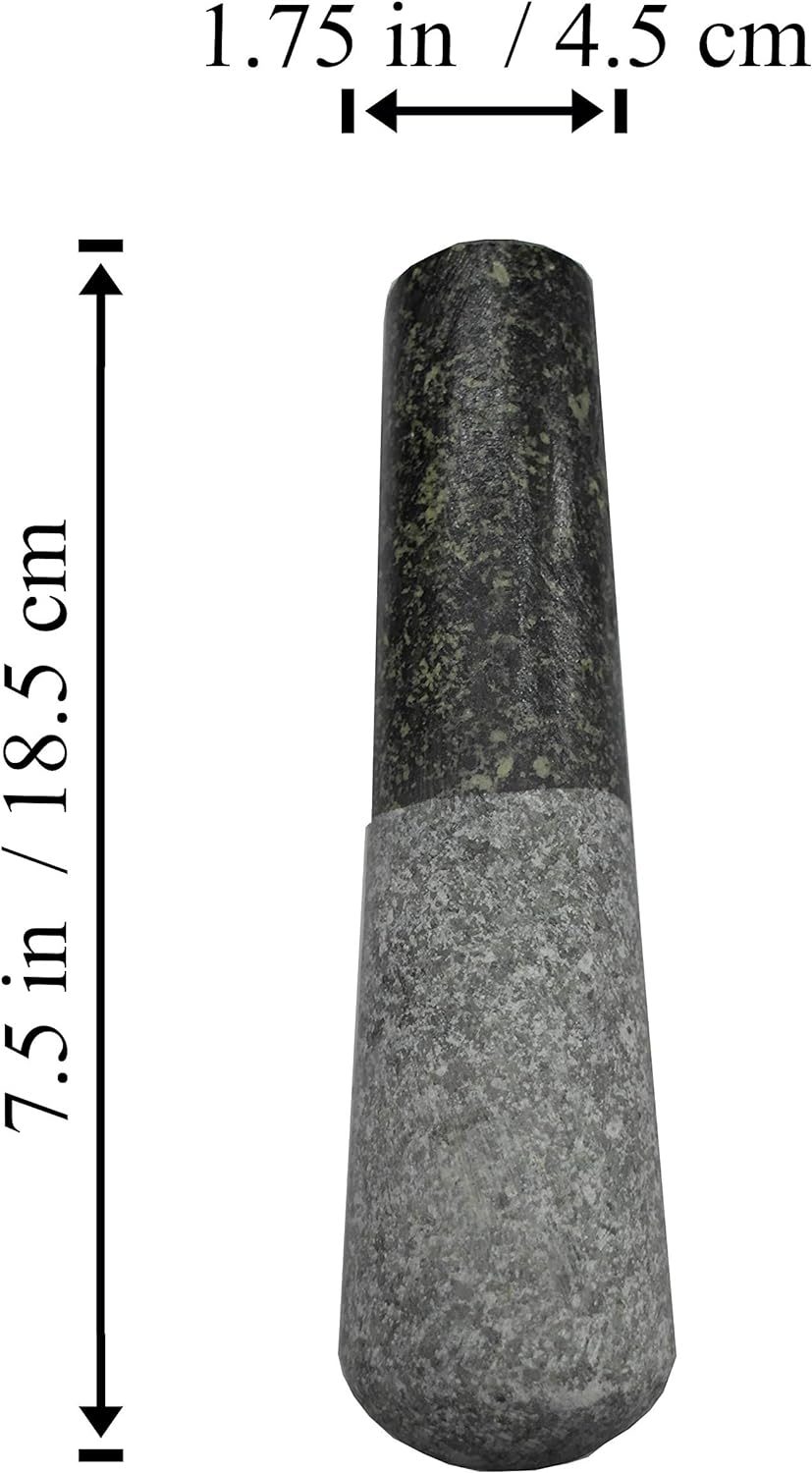 Mini-Grösse, 16,5 cm, Stössel, nur asiatische Stlye, Gewürze, Kochen, Küche, Granit, Steinmühle, kle