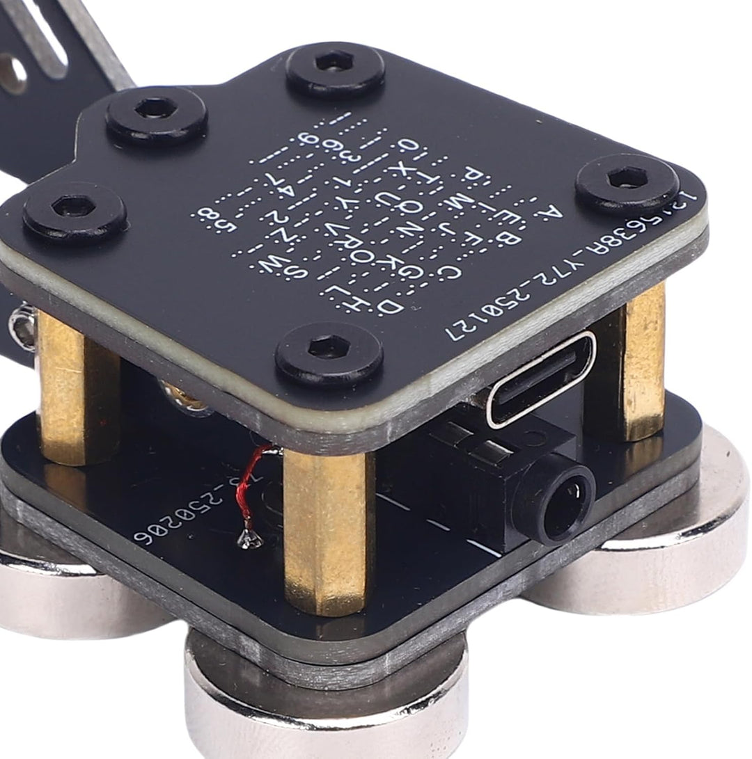 Morse Key with 3.5mm and Type-C Interface, Automatic Trainer PCB, Dual Paddle CW Keyer for CW